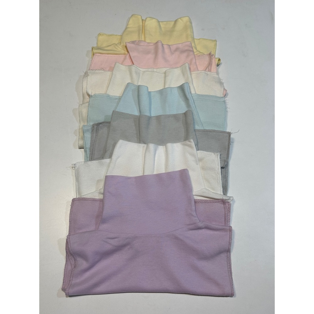 Successories Vintage Turtleneck Dickey Women OS Multi Color Layering Bib 7 Pack